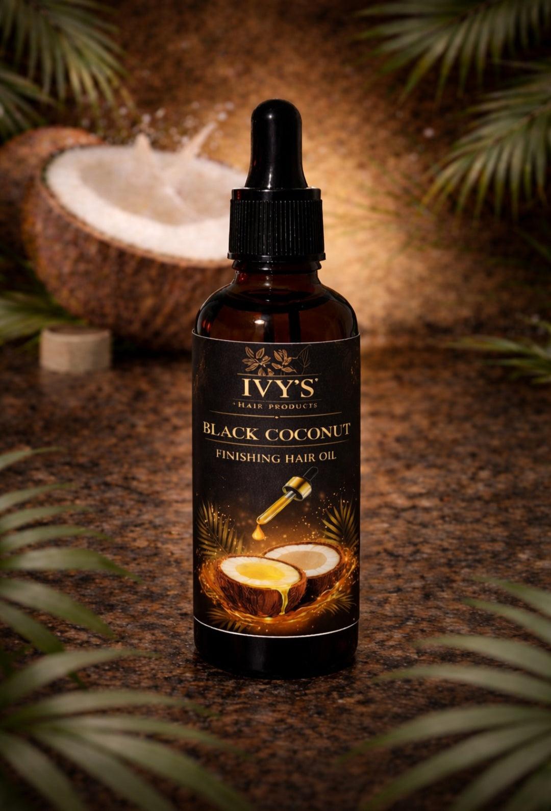 Black Coconut Finishing Oil